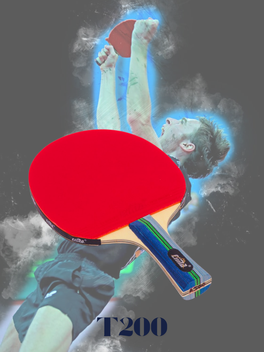 Ракетки для настольного тенниса-LOKI T200 — фото 1