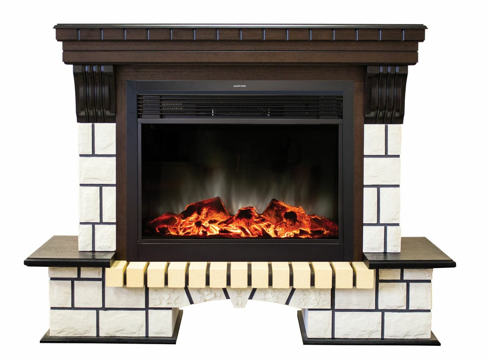 Электрокамин RealFlame Stone 26 AO c Moonblaze звуковая имитация