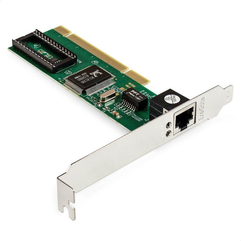Сетевой адаптер ExeGate EXE-520 (PCI v2.2, 1xRJ45, UTP 10/100Mbps, Realtek Chipset RTL8139D) (EX281223RUS)