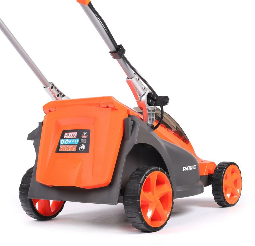 Газонокосилка аккумуляторная Patriot CM4010XL 250204010, 40B платформа LCT, 37см, травосб. 40л, одна АКБ (4,0А*ч) и ЗУ - фото №7