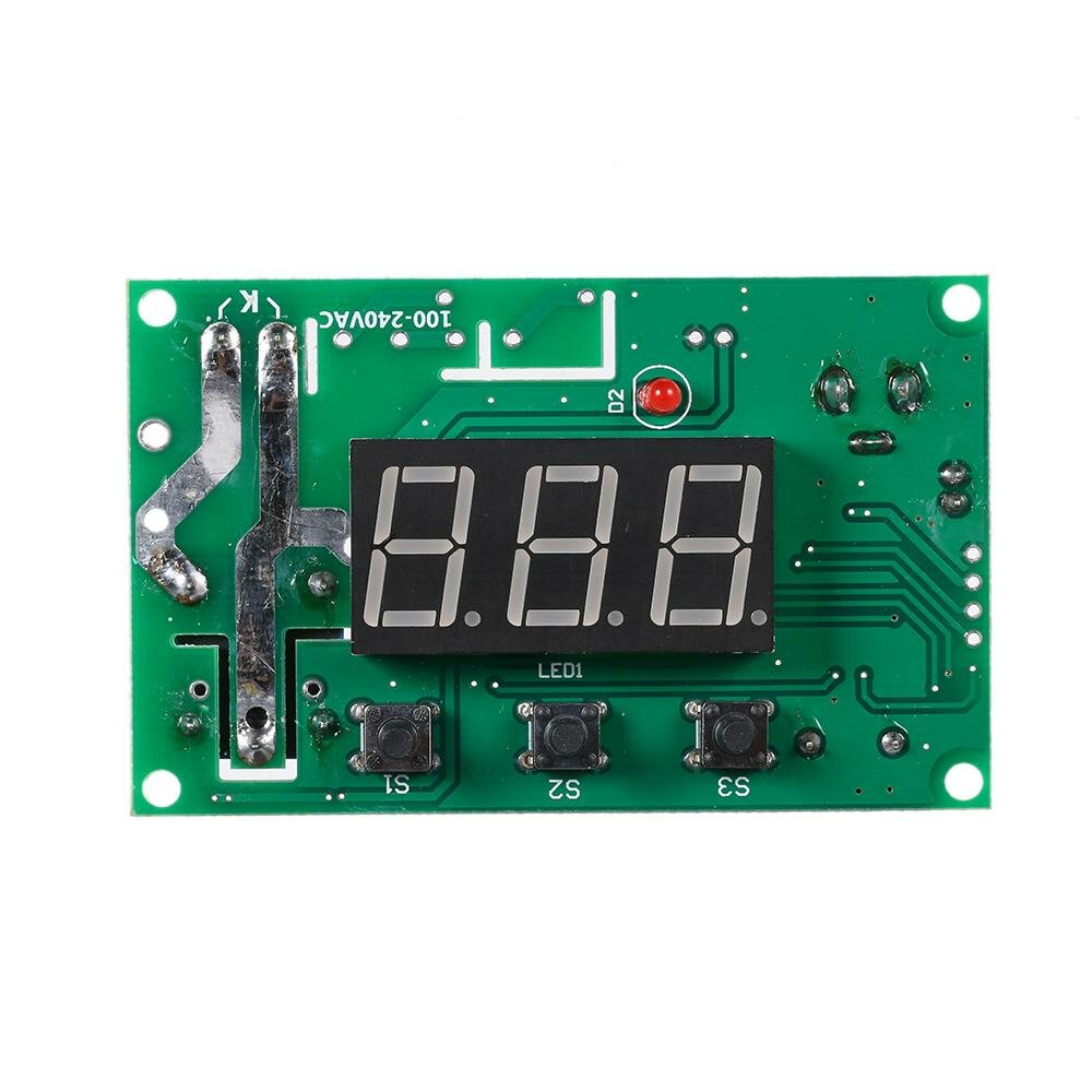 KR-102 DC 12V 10A Микро Панель Управления Регулируемый Цифровой Термостат для Контроллера Инкубатора Электронный Регулятор Температуры Нагрева Охлаждения Измеритель С Датчиком Тестер Зонда