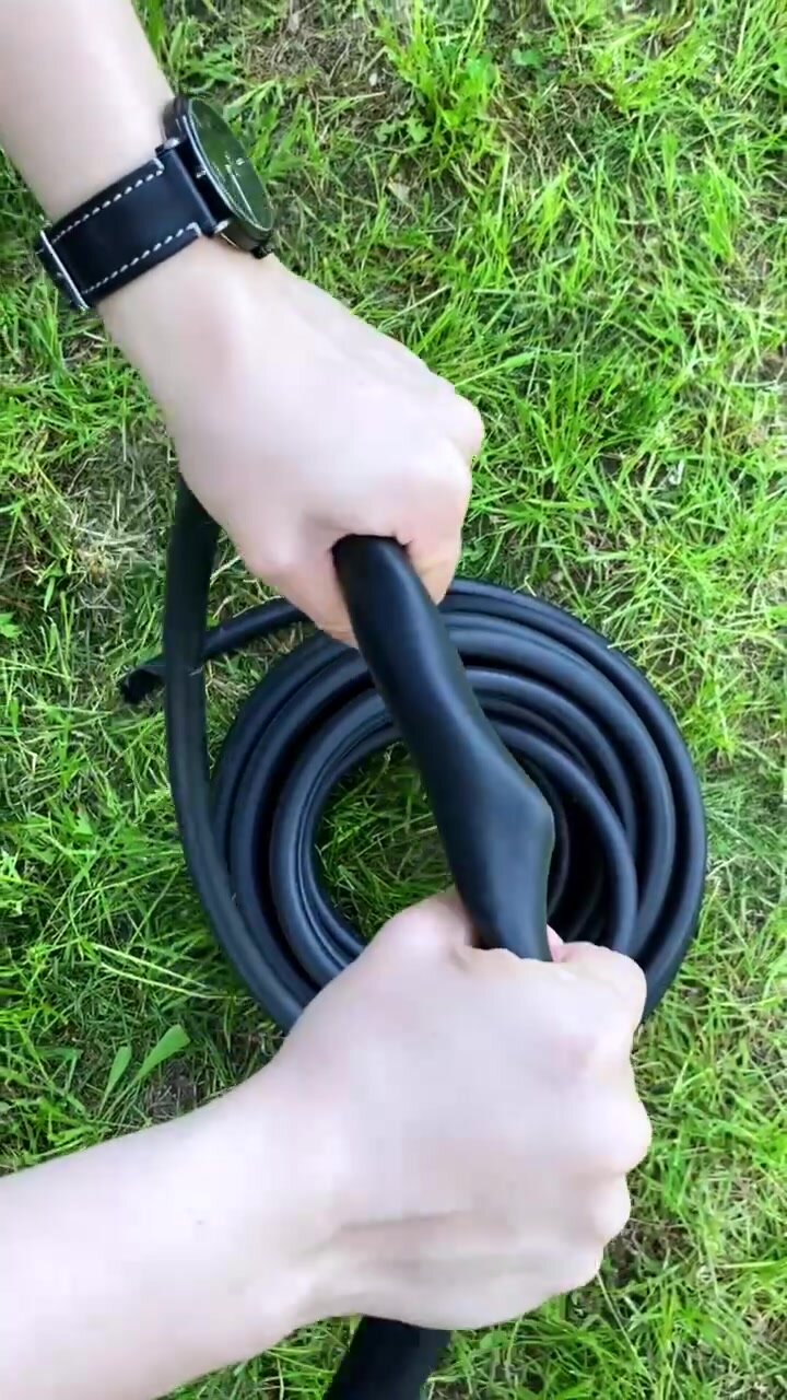 Шланг поливочный 3/4 садовый ТЭП GRASSMAN Highflex армированный, трехслойный, высокопрочный, 20м — фото 1