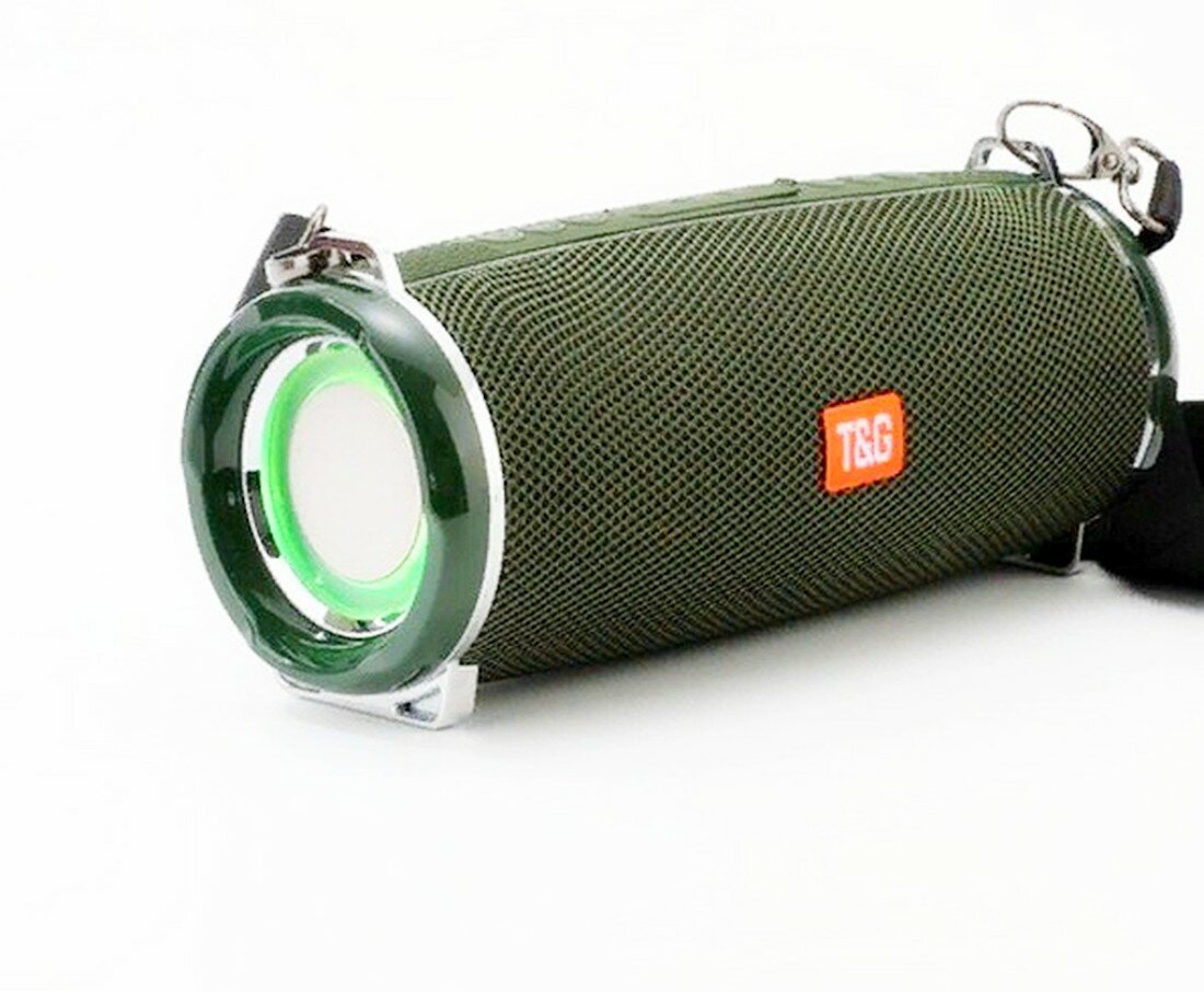 Беспроводная колонка TG-192 (10W/TF/FM/USB) Light (темно-зеленый)