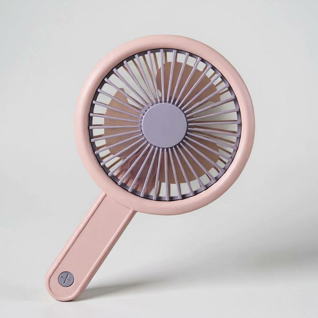 Мини вентилятор, переносной, USB, 3 скорости, площадь охлаждения 10 м2 — фото 1