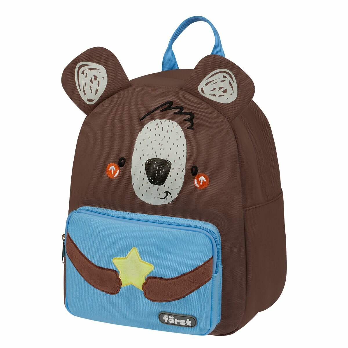 Рюкзак школьный Forst F-Kids "Teddy Dream" 30x23x13см, 1 отделение, уплотненная спинка (FT-KB-062501)
