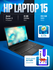 Ноутбук HP LAPTOP 15 AMD R5-7520U 8GB 512GB SSD 15.6 FHD