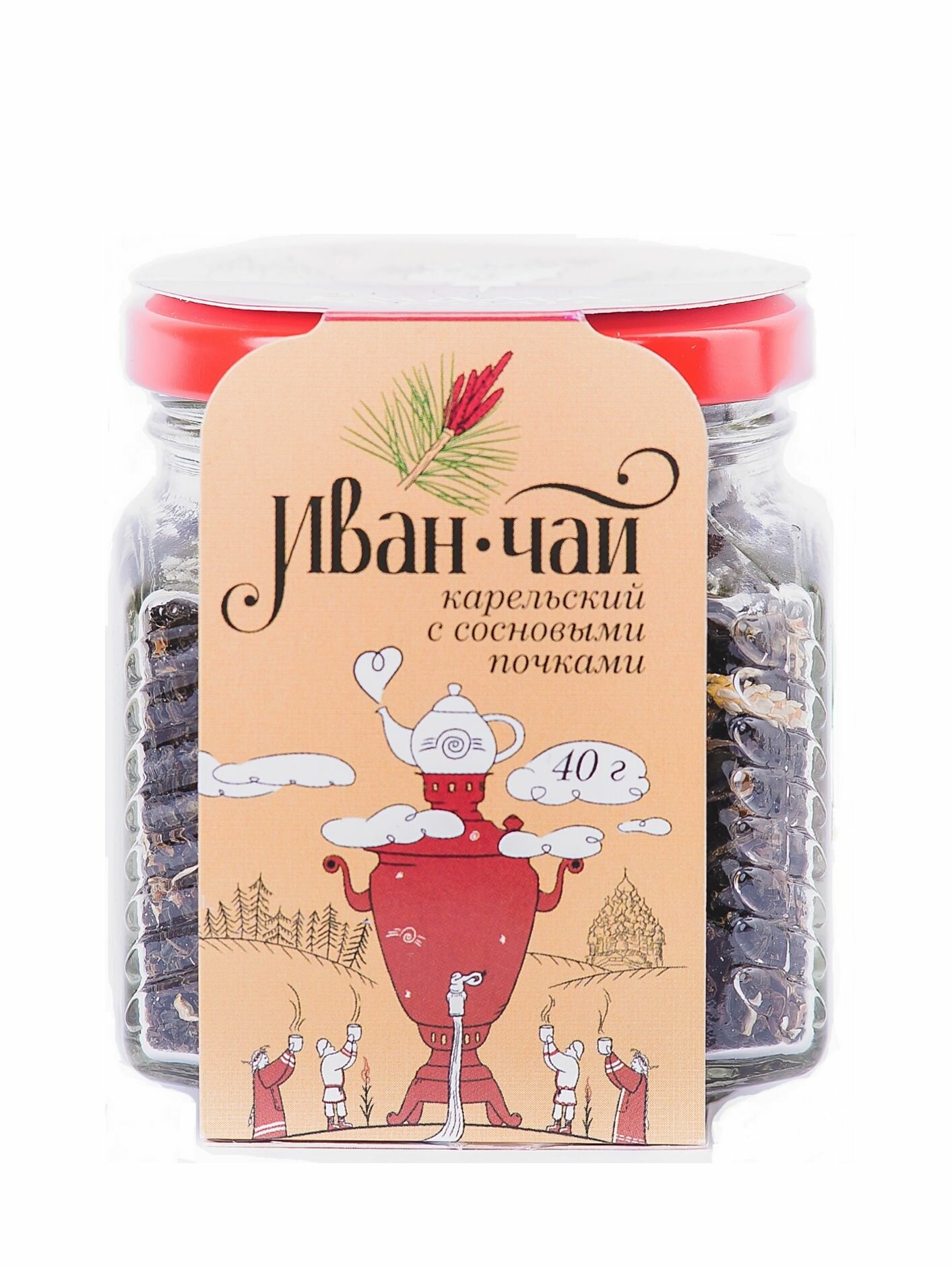 Мама карелия, иван чай с сосновой почкой, 40гр