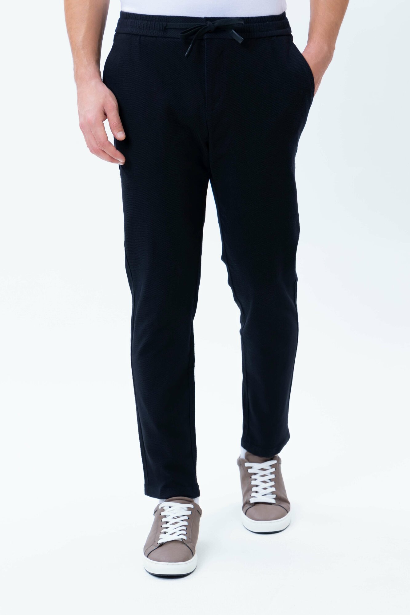 Брюки джоггеры TERRA PRO, размер 34, black