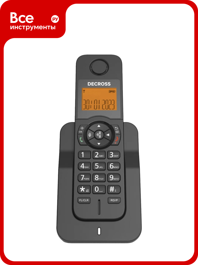 Радиотелефон DECROSS DECT DC1005