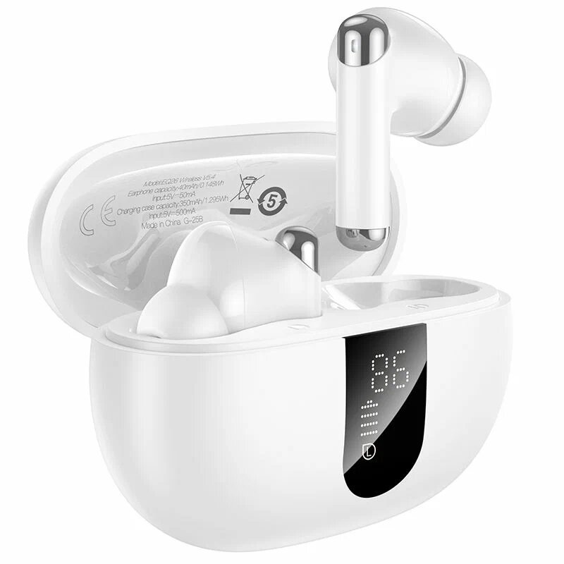 Беспроводные наушники Hoco EQ26 ANC + ENC Bluetooth 5.4 белые