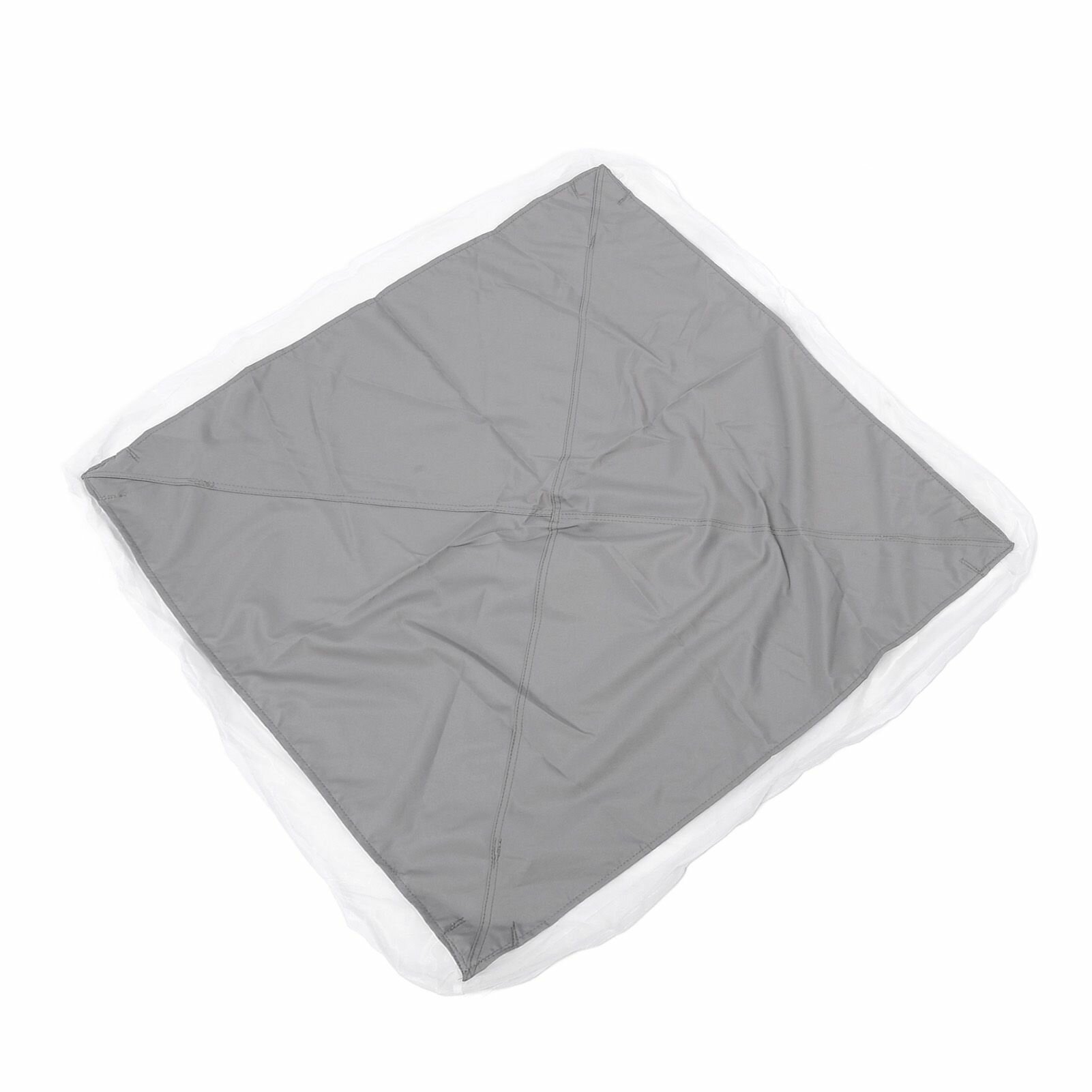 Серая заменяемая крыша для тента 3x3м водоотталкивающая с защитой от UV50+ для использования на открытом воздухе