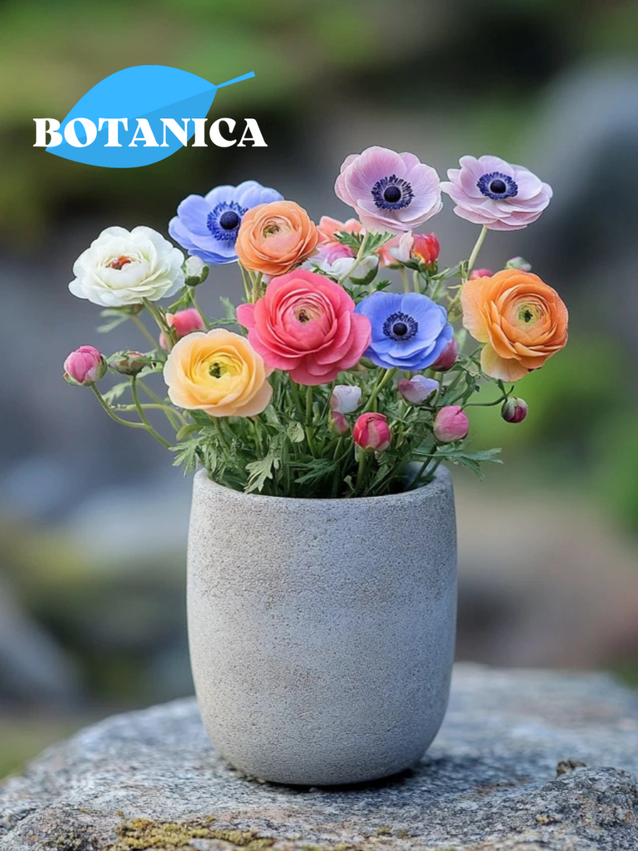 Луковицы цветов botanica garden Анемоны-Ранункулюсы Микс (5 шт/5 шт)