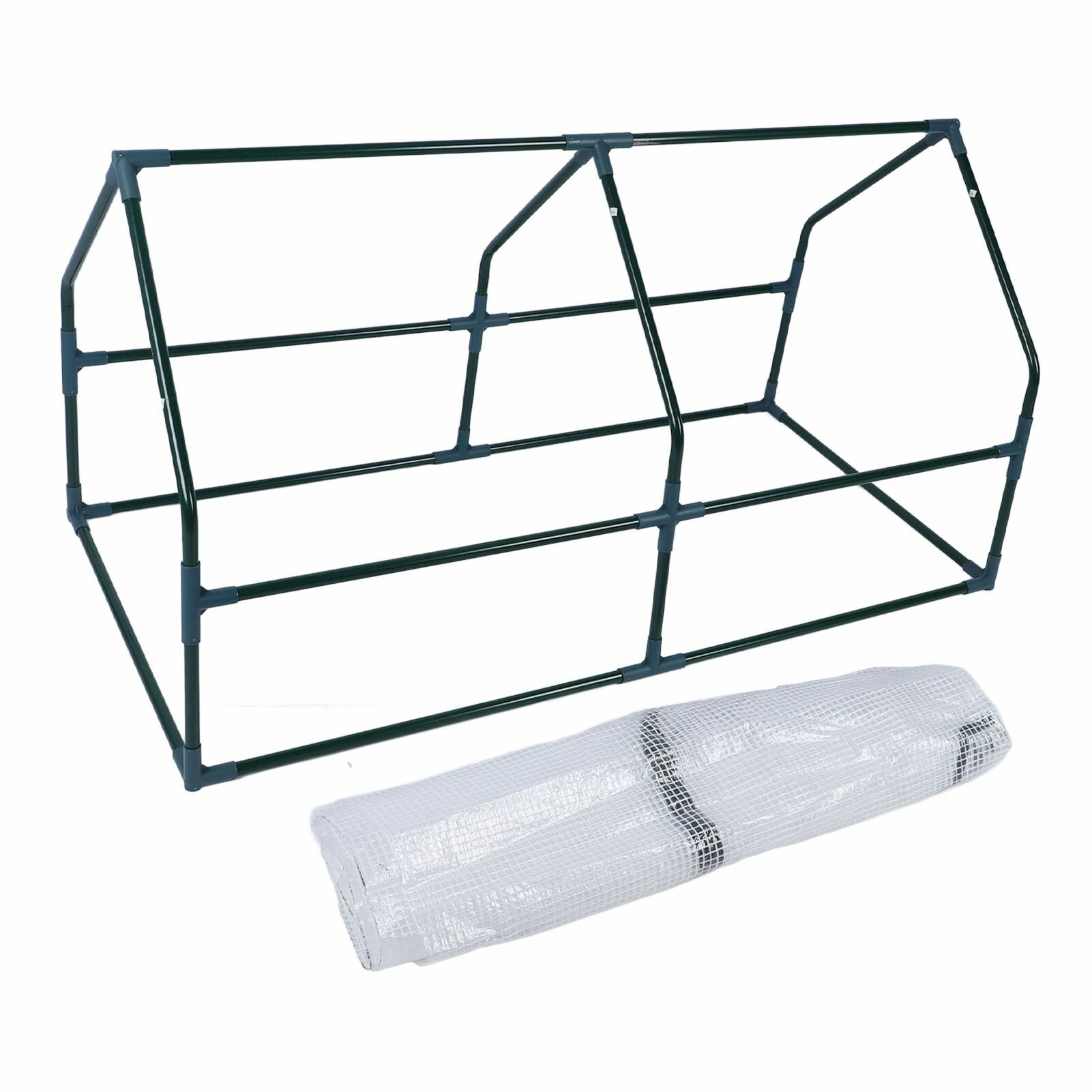 Теплица садовая 120x60x60 см морозостойкая со стальным каркасом