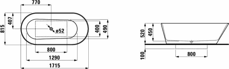 Ванна из искусственного камня Laufen - фото №8