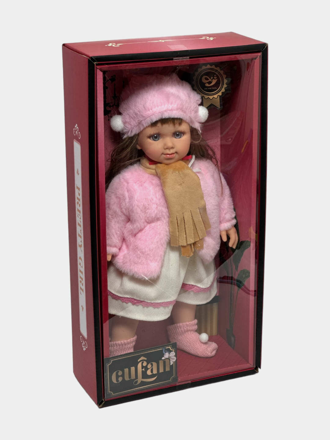 Реалистичная кукла Cufan, Стильный зимний образ, Для ролевых игр от 3 лет, Развивает моторику Код. 24422 — фото 1