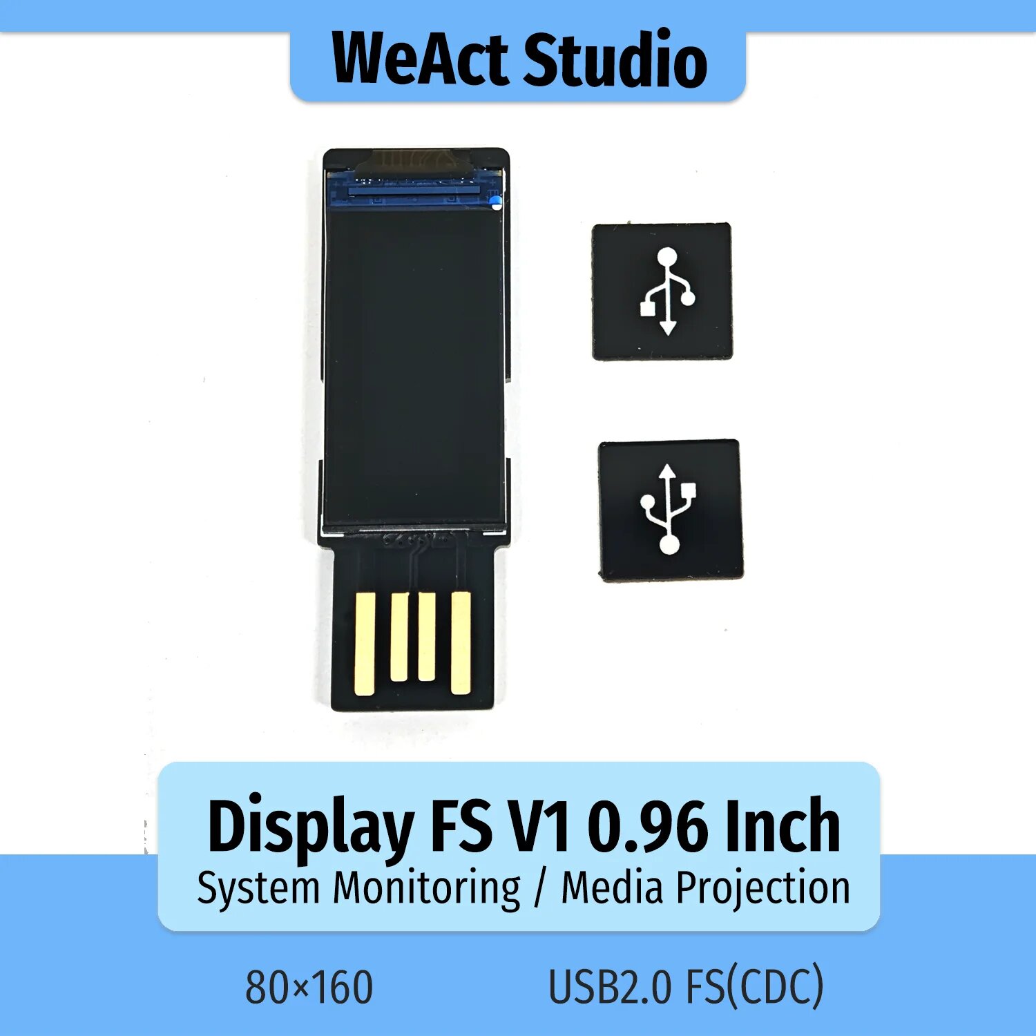 WeAct Studio 0.96 Inch USB Второй монитор