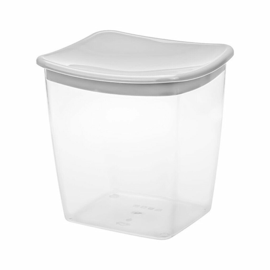 Банка для круп для хранения сыпучих продуктов 1 л Idea Смоки