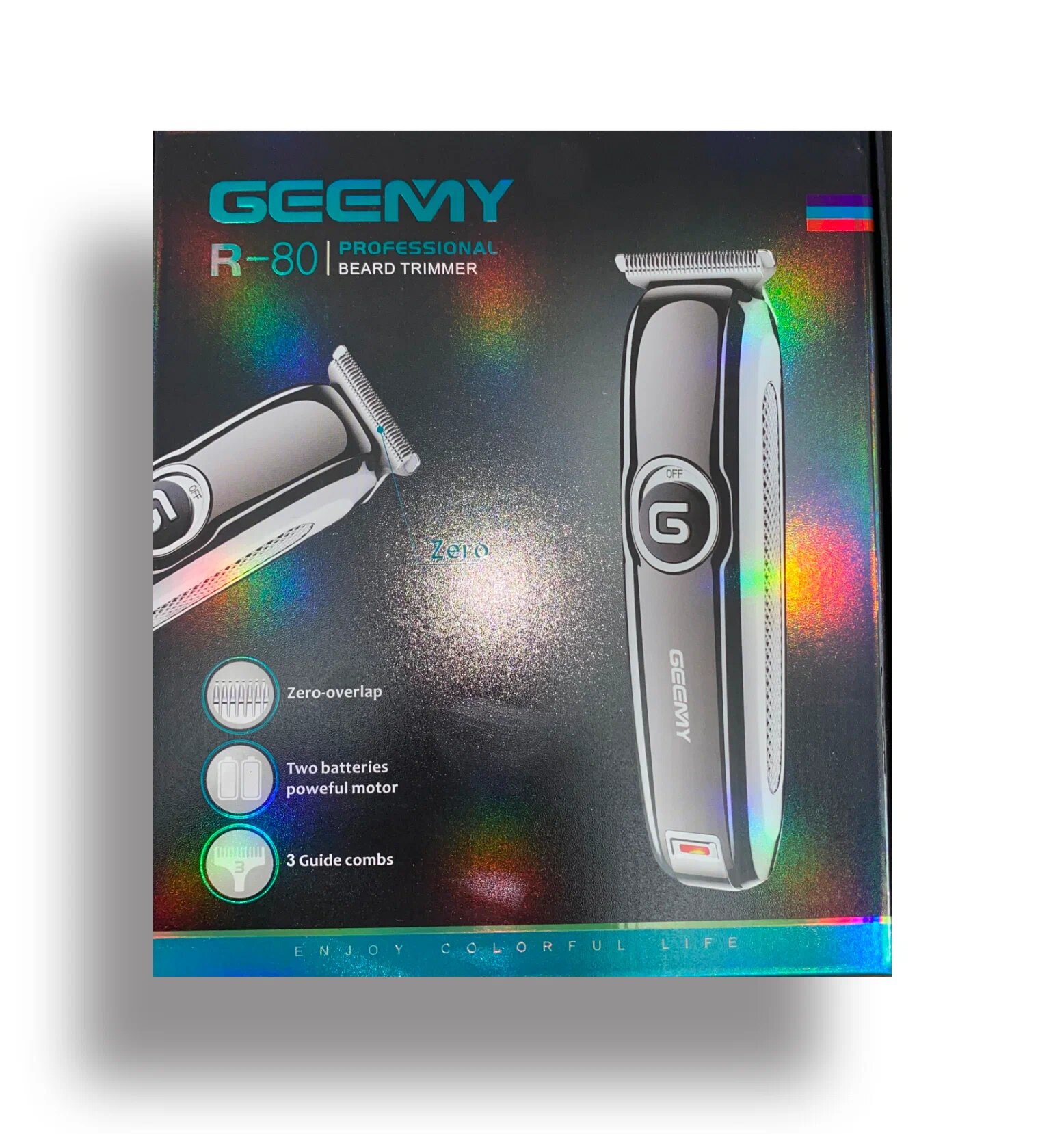 Машинка для стрижки Gemmy Aqua GM-6050, роторная, 4 бритвенных элемента, 70 мин