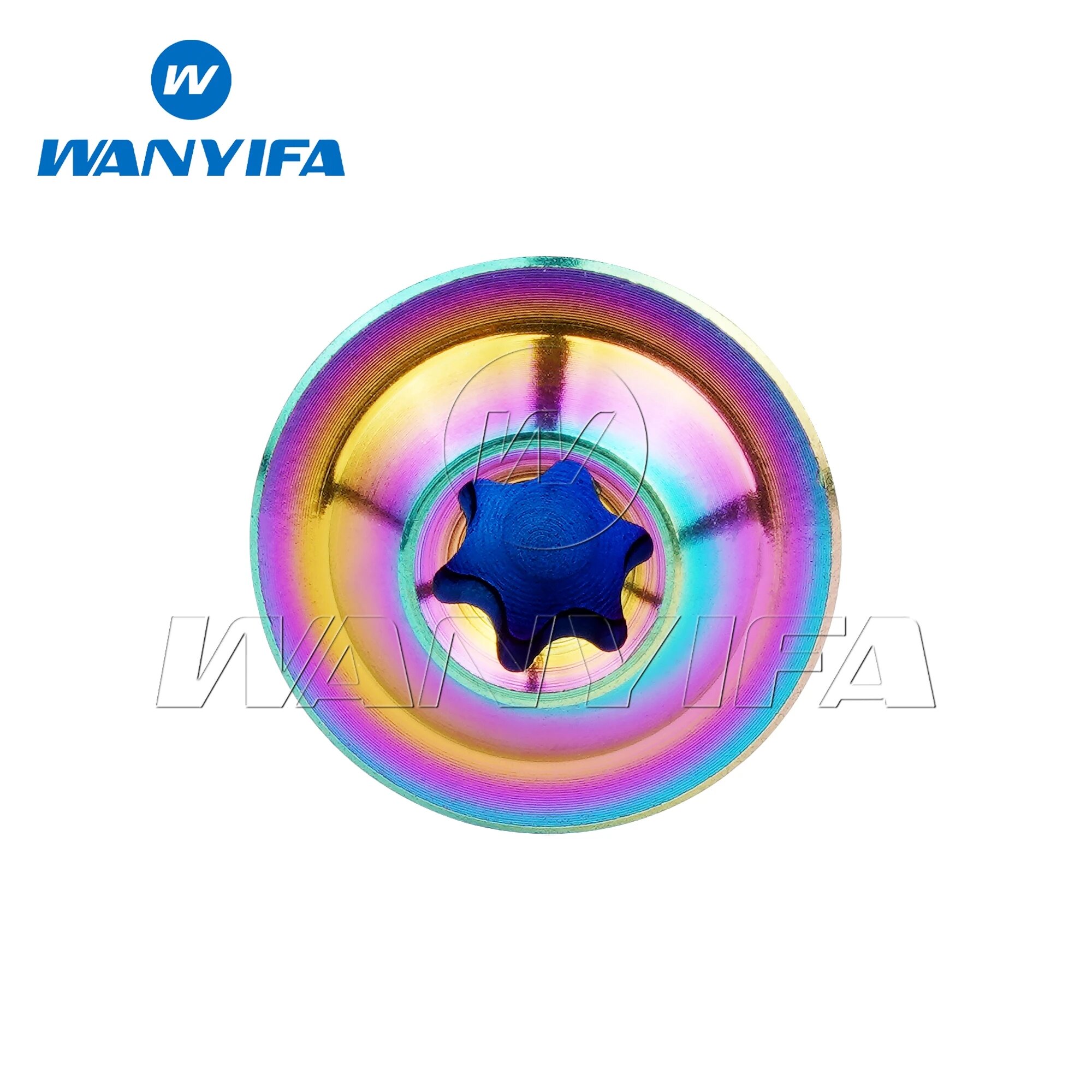 Титановые болты Wanyifa M8x10/15/20/25/30/35/40/50/60/70 мм T40 винты с внутренней головкой Torx для мотоцикла 5/12 шт Rainbow 20mm 5PCS M8