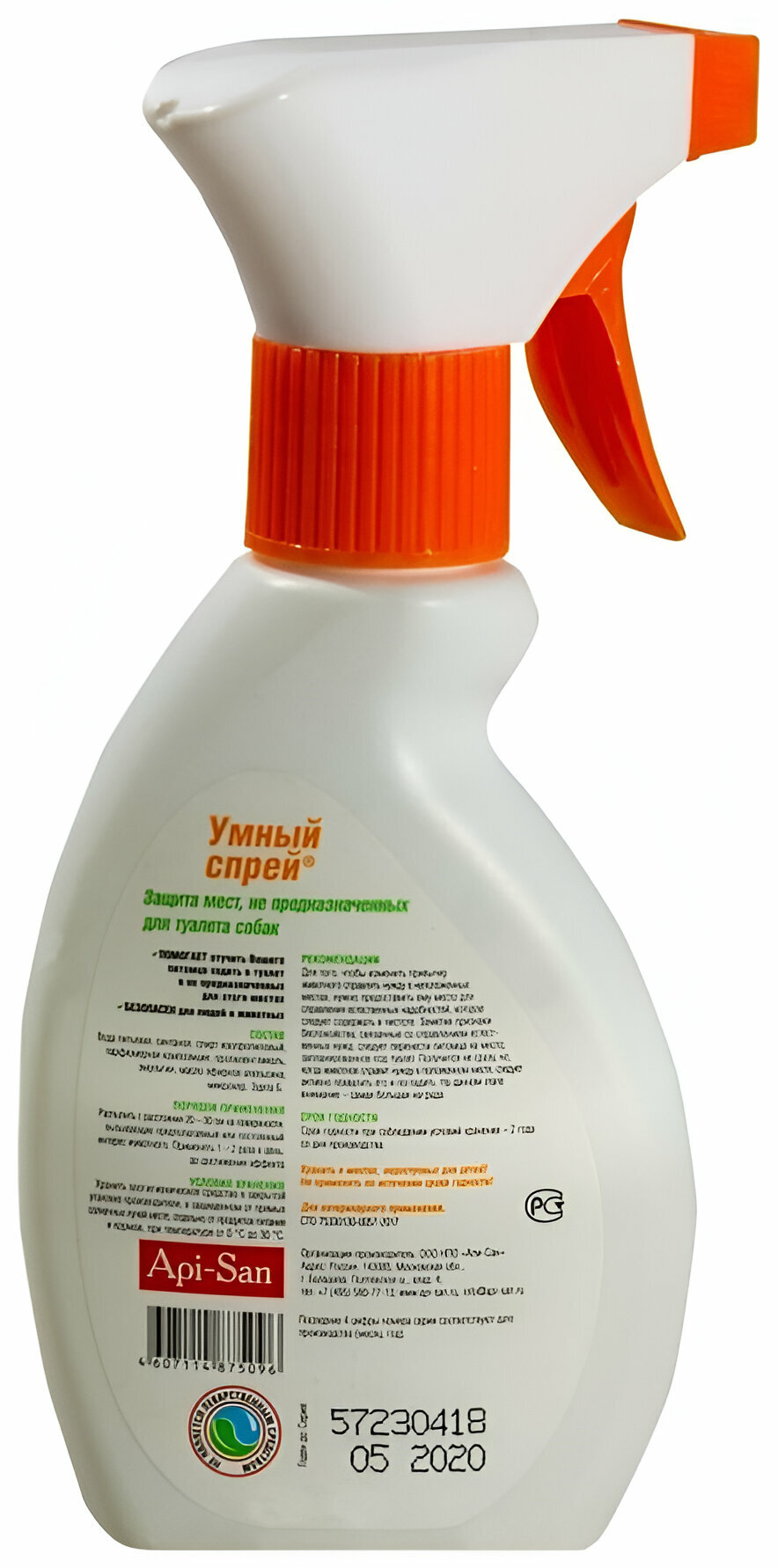 Умный спрей - защита мест НЕ предназначенных для туалета собак