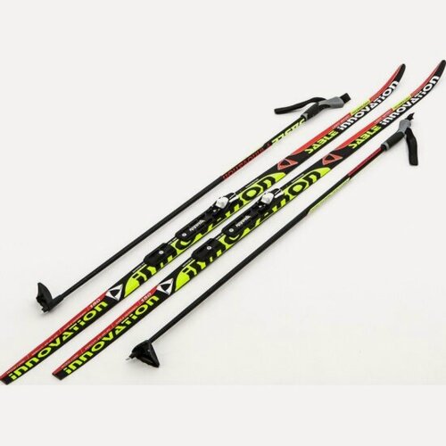 Изображение товара Лыжный комплект Stc NNN (Rottefella) - 200 WAX Innovation black/red/green