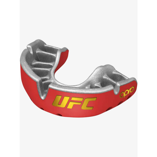 Боксерская капа Opro Gold Level UFC Red/Silver оригинал из Великобритании