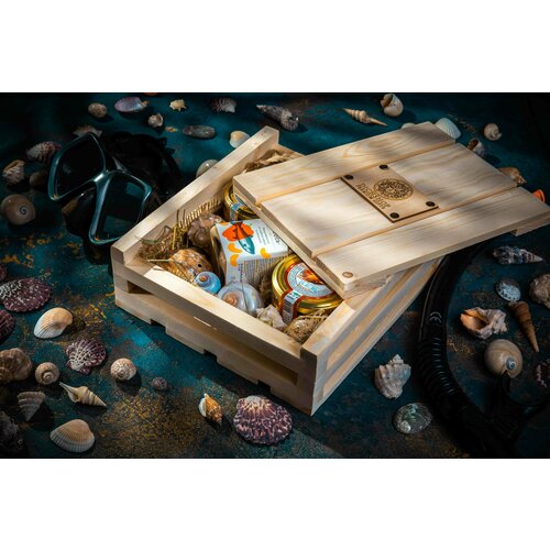 Подарочный набор для мужчин Морской квартет — мужской подарок. DICHSHOP