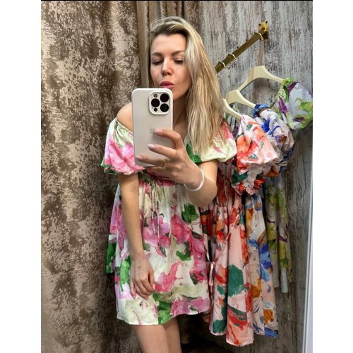 фото Сарафан размер 42-48, розовый comfort hoodies