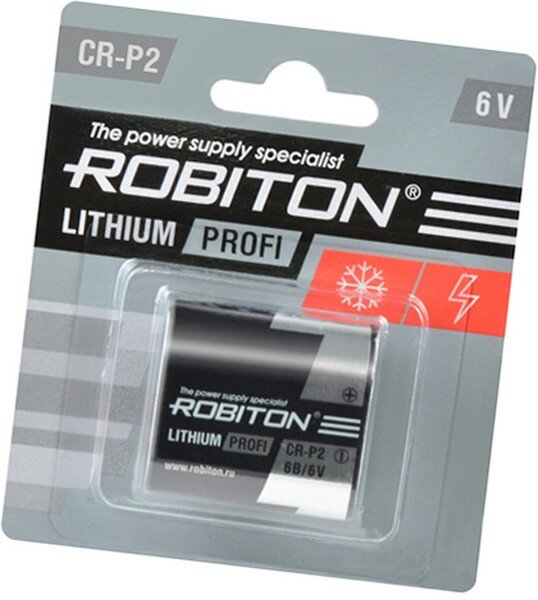 Батарейка литиевая Robiton Profi CR-P2 1 штука в упаковке