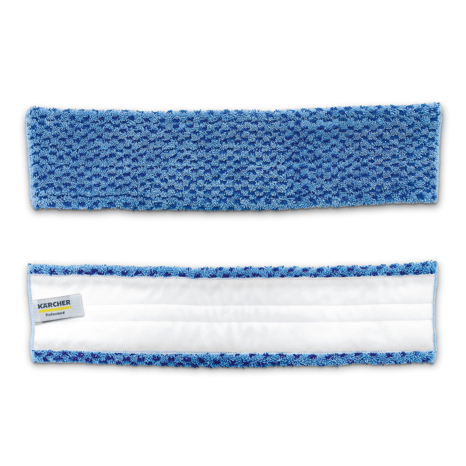 Насадка из микроволокна с абразивом с креплением на липучке синяя 60 см