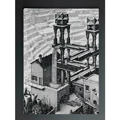 Пазл 300 деталей А3 Мауриц Эшер - Водопад