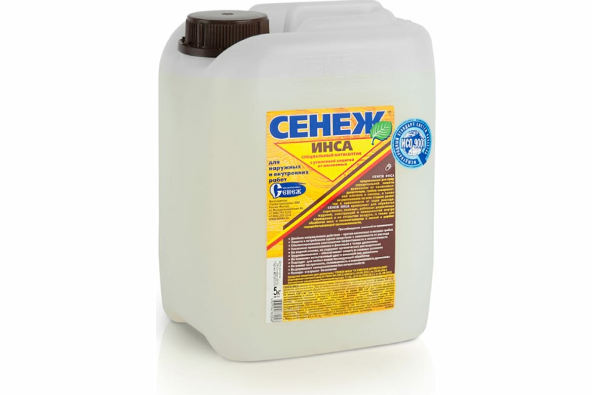 фото Сенеж Инса - состав для защиты от жука-древоточца 5 кг