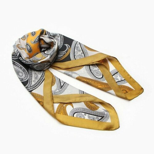 фото Платок ,70х70 см, горчичный ma.brand