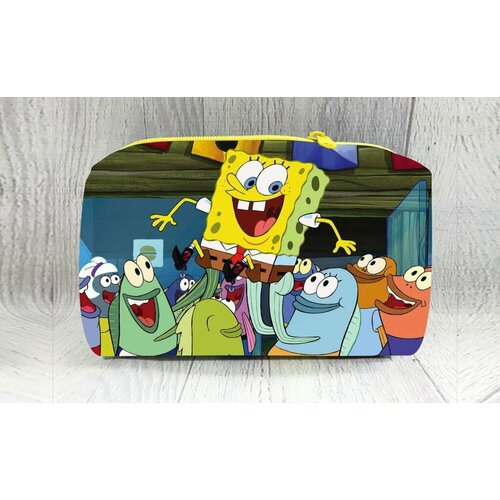 Пенал мягкий Губка Боб, SpongeBob №36 сумка шоппер губка боб spongebob 36