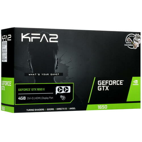 Видеокарта KFA2 GeForce GTX 1650 EX PLUS 1-Click OC (65SQL8DS93EK)