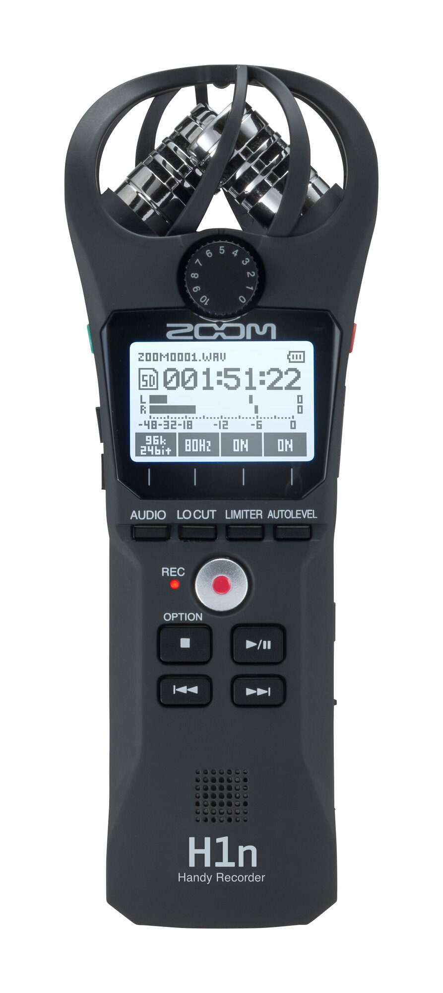 DEL-DEL-DEL-Портативный стереофонический рекордер, цвет чёрный Zoom H1n