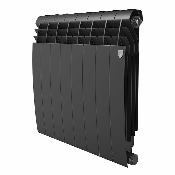 Радиатор ROYAL THERMO BiLiner 500 NOIR SABLE 8 секц подкл. Боковое черный