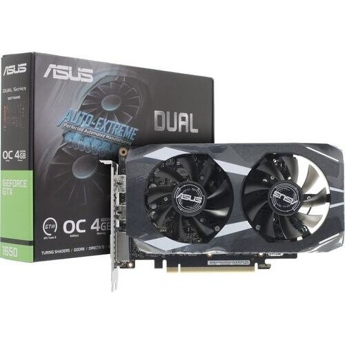 Видеокарта Asus Dual DUAL-GTX1650-O4GD6-P-EVO