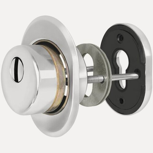 Изображение товара Броненакладка Fuaro DEF. CRE/OV-set.9726 (DEF 9726) M6x90 врезная с чашкой CP-8 хром