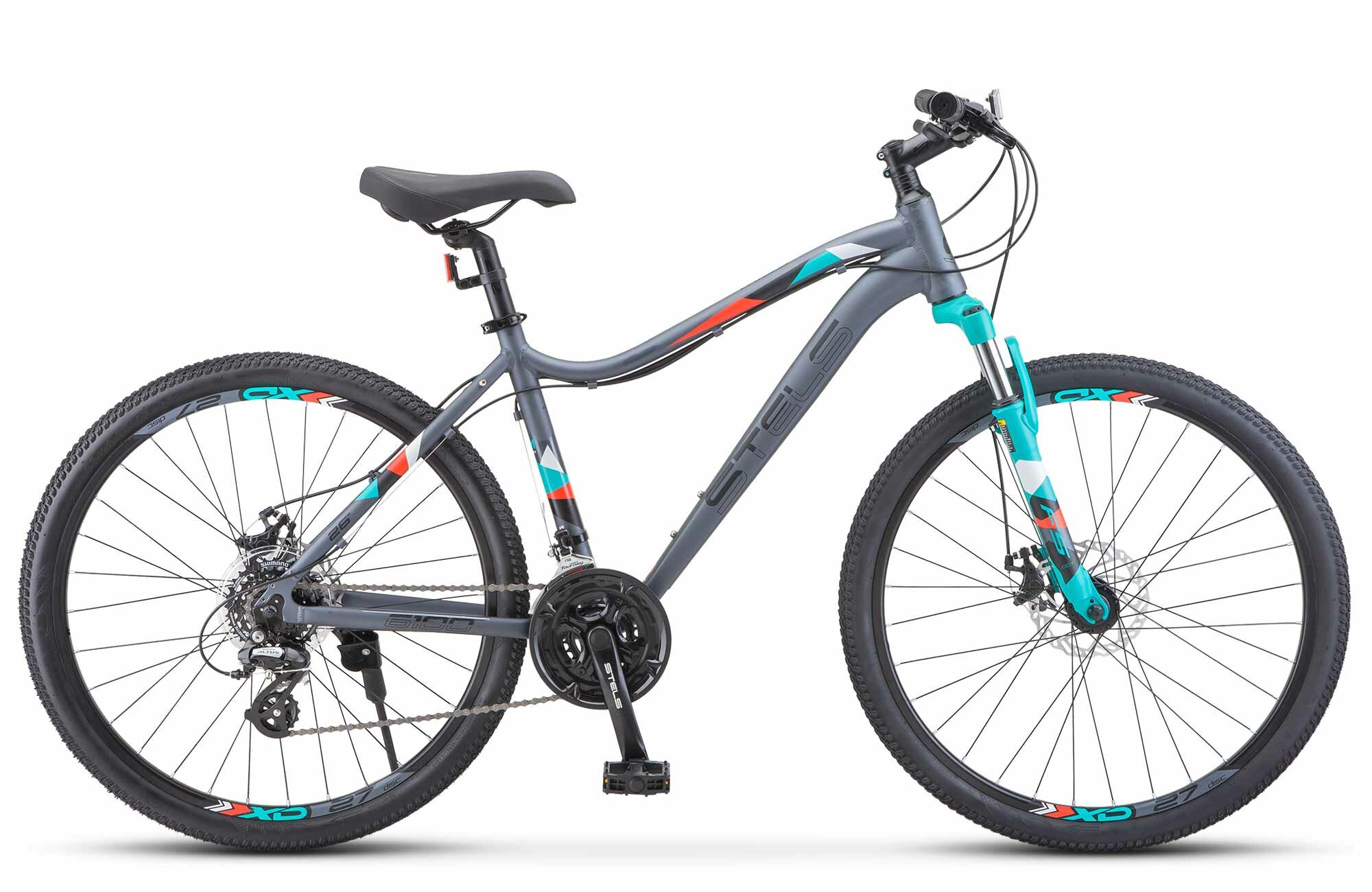 Горный (MTB) велосипед Stels Miss 6100 MD 26 V030 (2023) рама 15, синий/серый