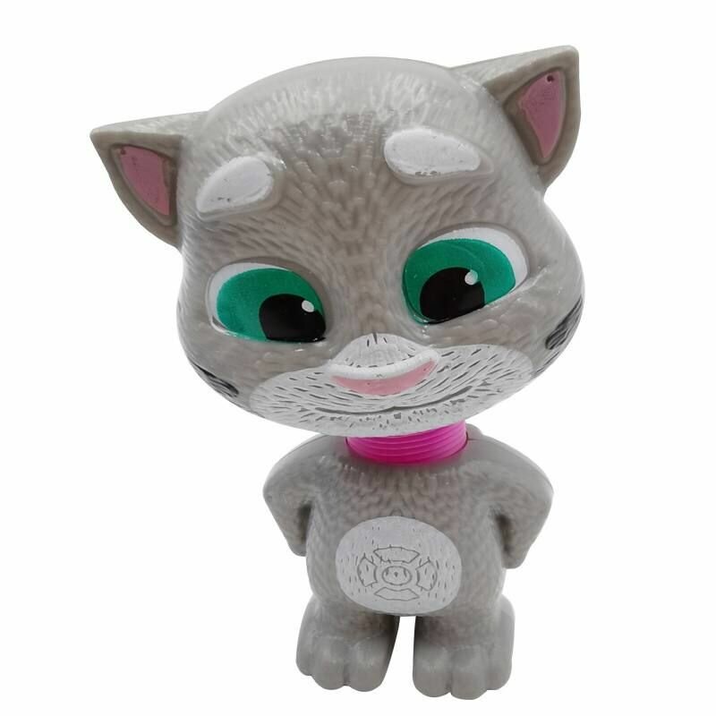POP Tubes  Антистресс игрушка Кот Том 12см трубка  цвет серый