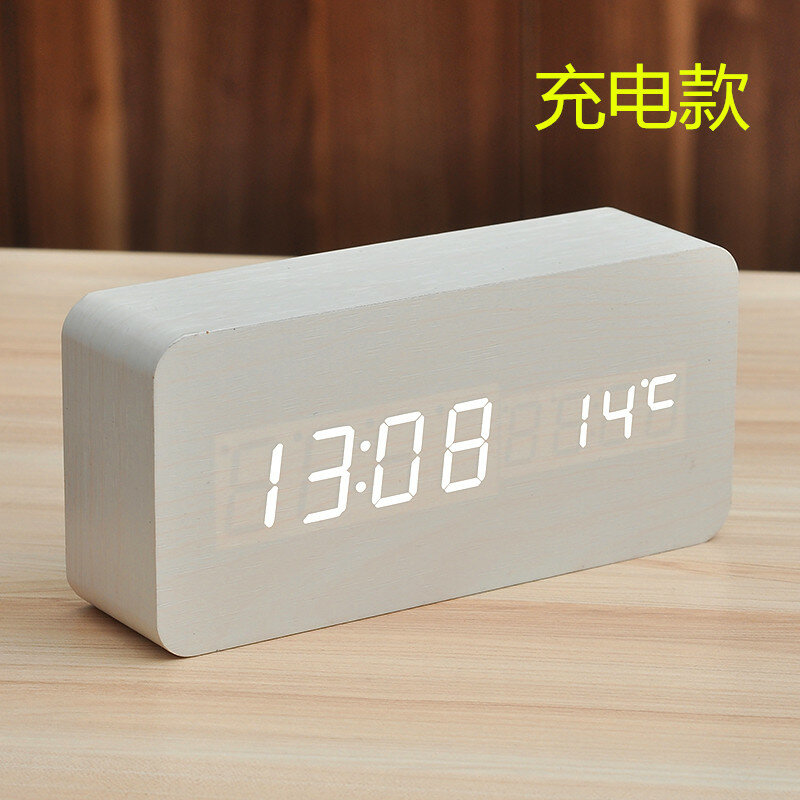 фото Часы электронные, перезаряжаемые, с маятником, для гостиной, ТВ-шкафа, рабочего стола, настенные