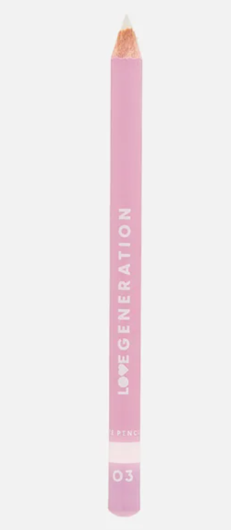 Карандаш для глаз Love Generation Eye Pencil, тон 03 белый, 1.2 гр