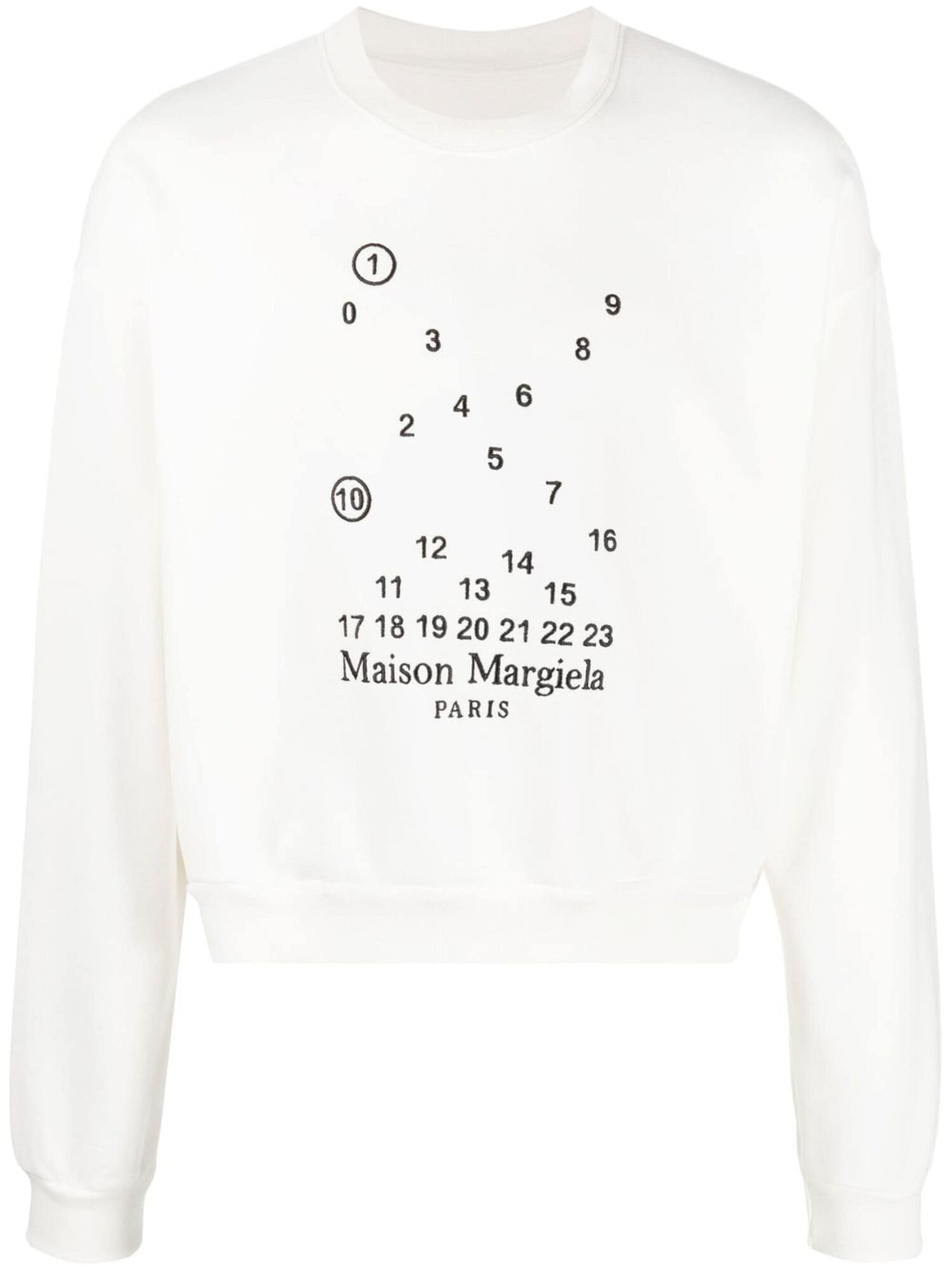 Толстовка Maison Margiela, размер L, , белый