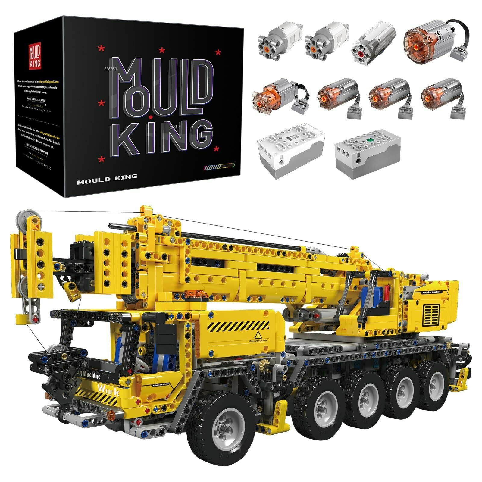 Конструктор Mould King 17047 Механический кран,2688деталей