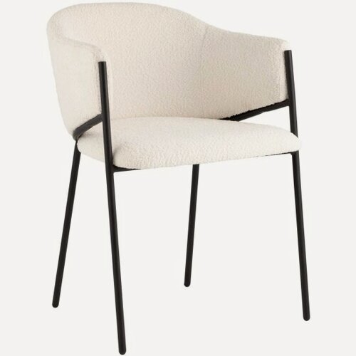 Изображение товара Стул обеденный Stool Group Brace букле белый