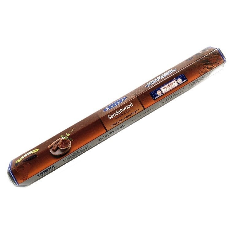 Благовония масала Sandalwood Satya шестигранник, 20 шт