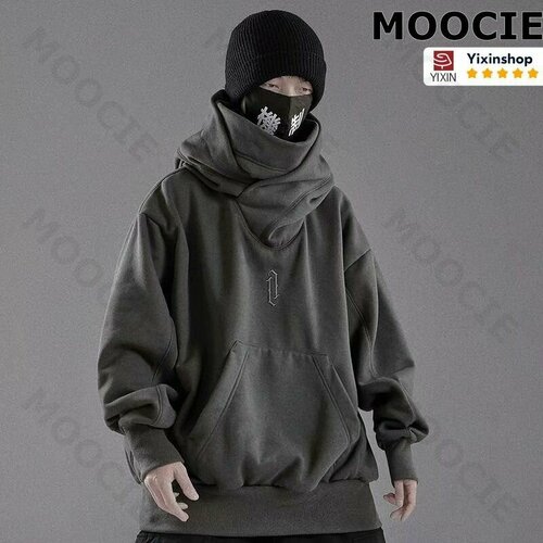 фото Толстовка moocie, размер l, , серый