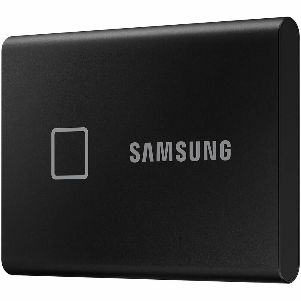 Внешний SSD-накопитель 1Tb Samsung T7 Touch MU-PC1T0K/WW (SSD) USB 3.2 Type C Черный — фото 1