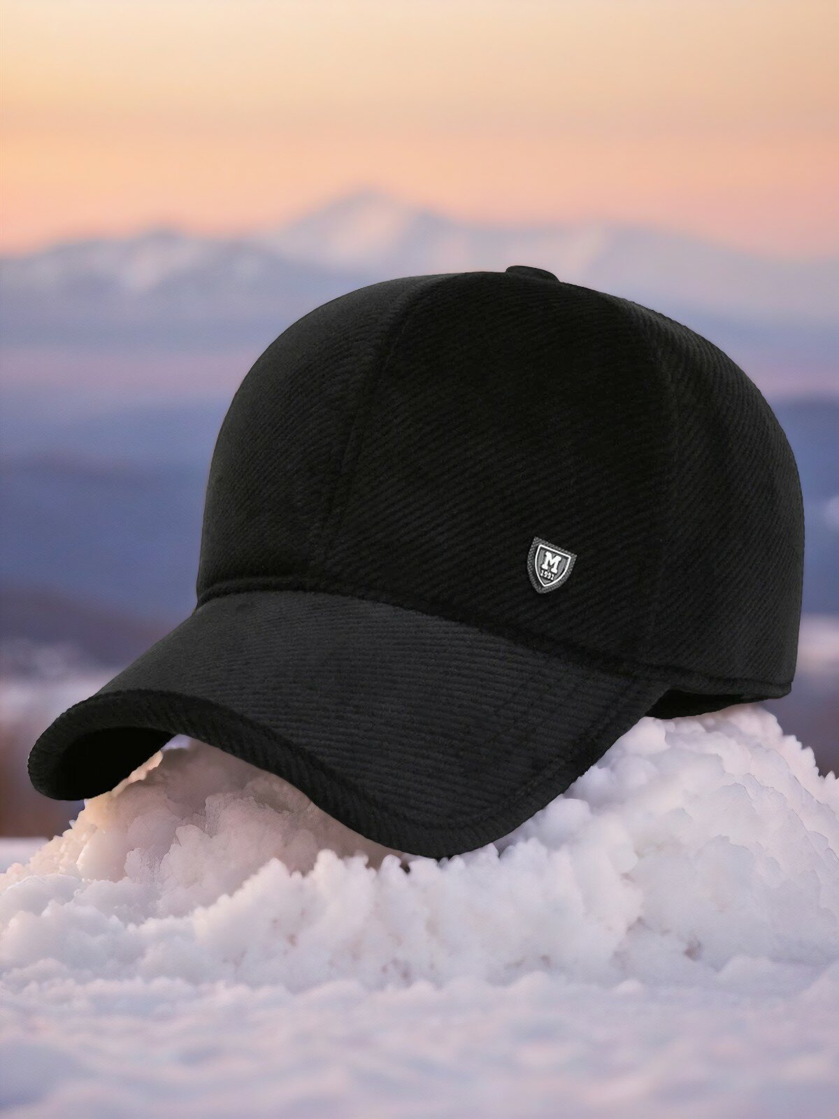 Бейсболка  для мужчин, размер 56-60, черный